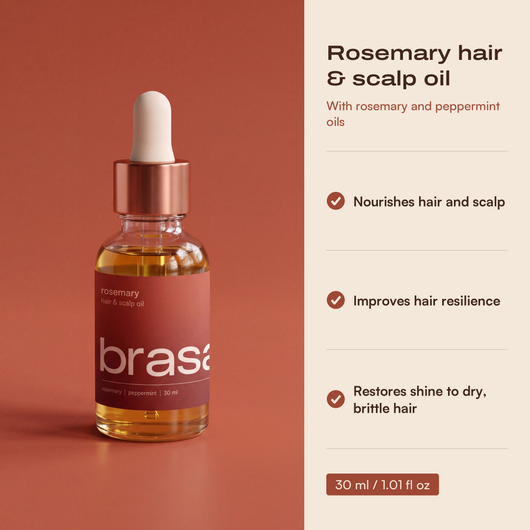 Rosemary Hair & Scalp Strengthening Oil - Hero