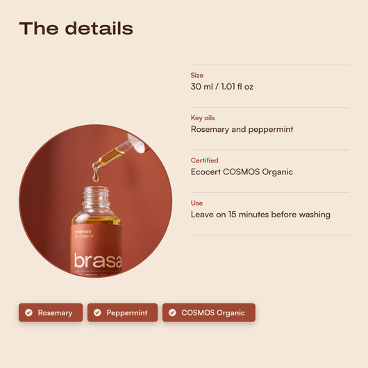 Rosemary Hair & Scalp Strengthening Oil - Details