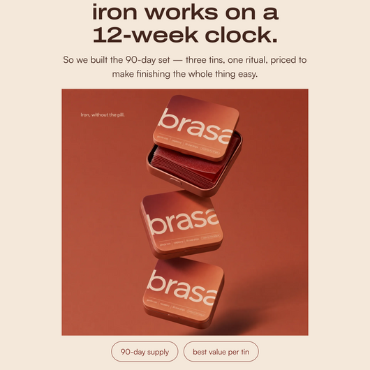 brasa gentle iron strips