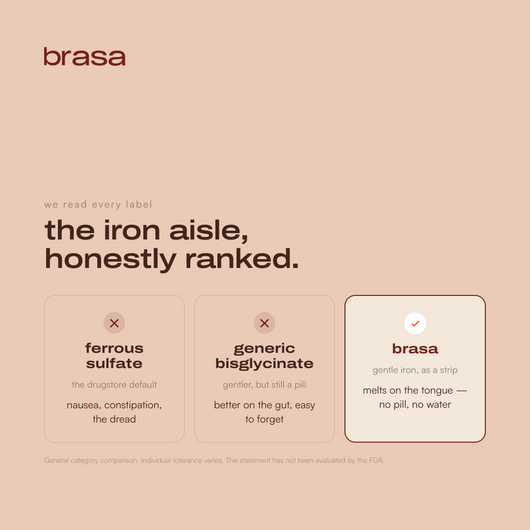 brasa gentle iron strips