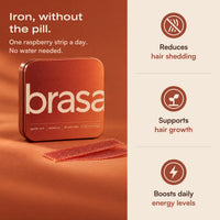Brasa gentle iron strips